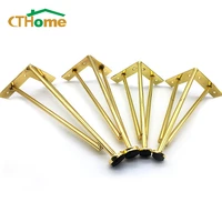 1 2 4pcs Metal Furniture Legs for Coffee Table Foot Hardware Adjustable Replacement Sofa Chair Leg Bathroom Kitchen Cabinet Feet