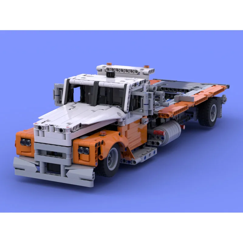 MOC-184678 Классический новый плоский спасательный транспортный автомобиль, строительный блок, модель 1646, детали, детская игрушка на день рождения для мальчиков, подарок (art.: 3920d498ef0fa) - 3920d498ef0fa