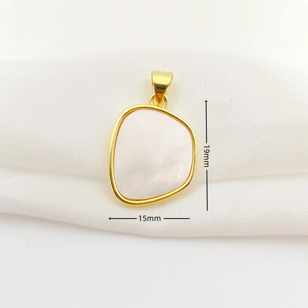 Позолоченные круглые овальные подвески-ракушки для ожерелья изготовление