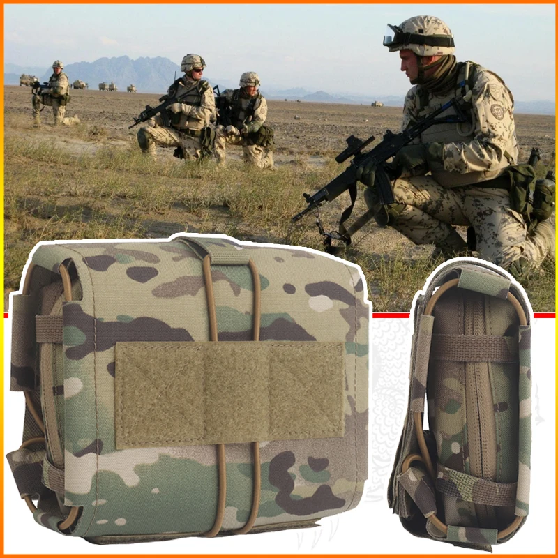 Тактический Molle маленький универсальный медицинский комплект камуфляжный