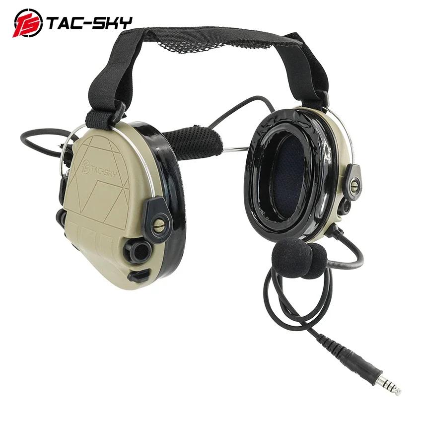 TS TAC-SKY TAC302 Тактическая повязка на голову Коммуникационные наушники Электронная