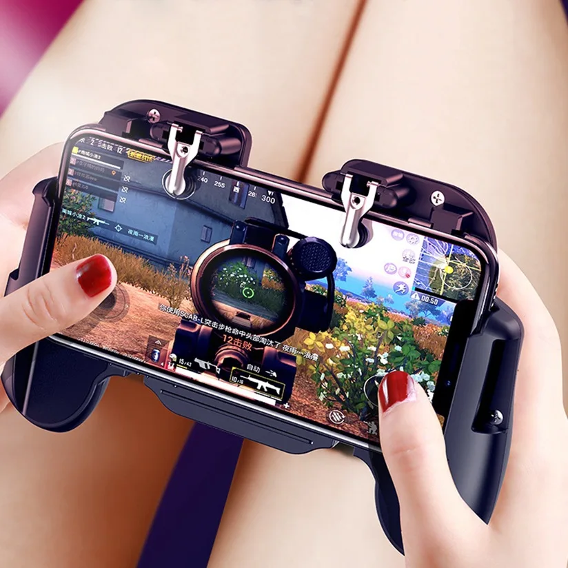 

Hot style H5 artifact one-piece and eat chicken, and the game accessories buttons triad mobile phones radiator game joystick