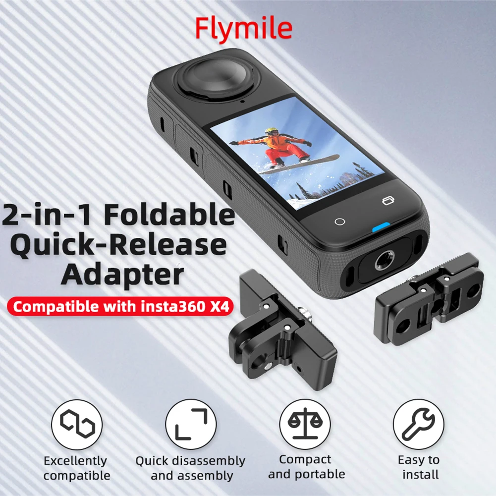 Магнитное быстросъемное основание из алюминиевого сплава для спортивной камеры