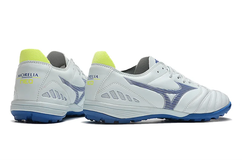 Authentic Mizuno Creation MORELIA NEO III PRO AS Men's Shoes Sneakers Mizuno Outdoor Sports Shoes White/Blue/Green Size Eur40-45