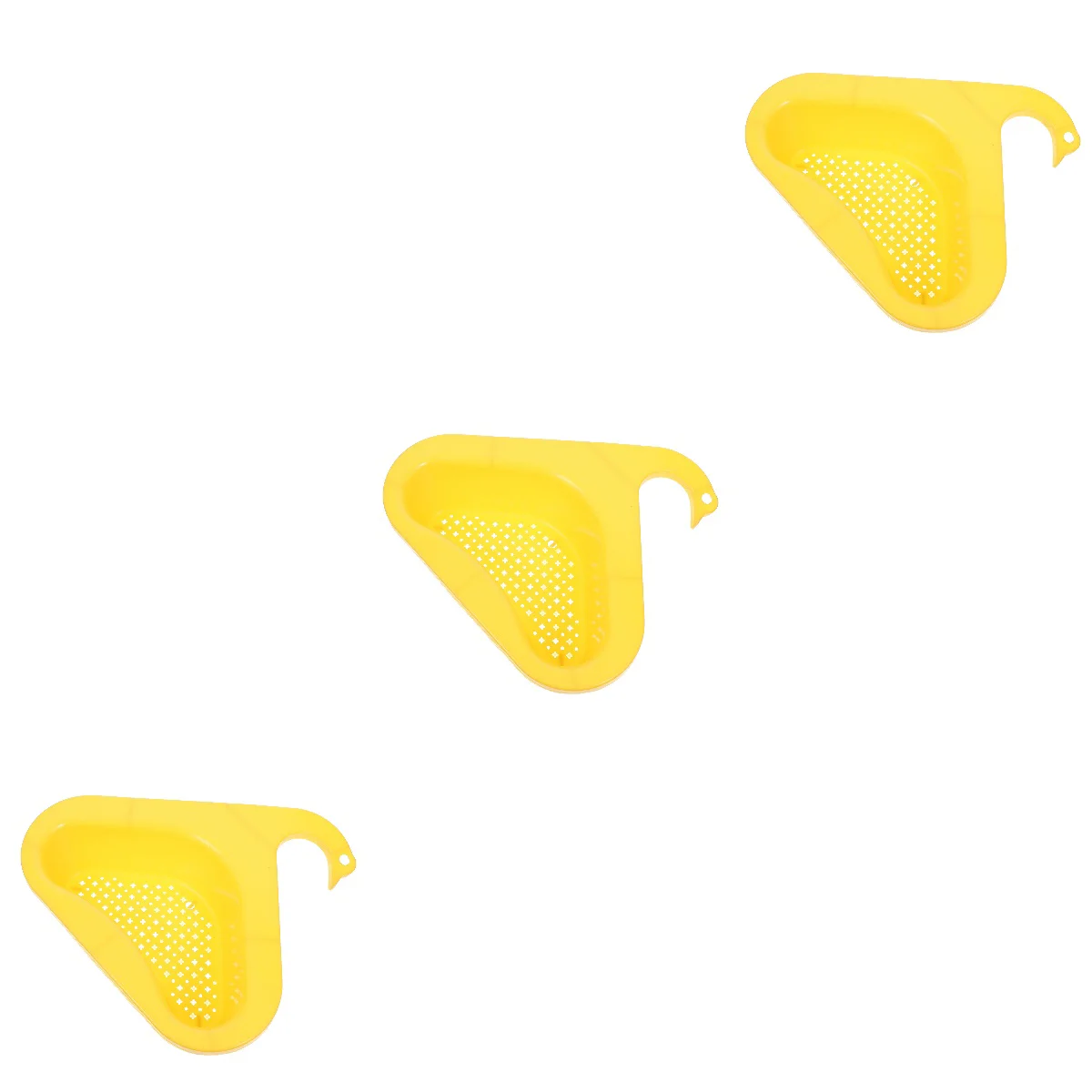 

Sink Basket Drain Strainer Kitchen Filter Holder Garbage Rack Shelf Triangular Hanging Storage Leftover Swan Sponger Fruit Wash