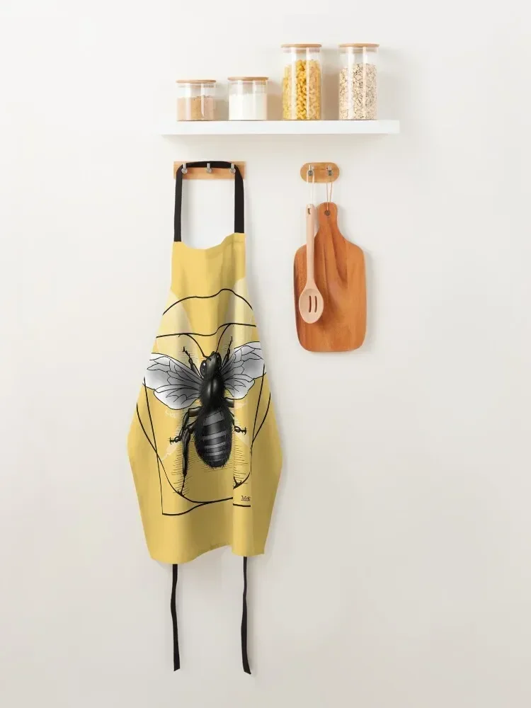Фартук с витрувианской пчелой рождественские украшения кухонный фартук