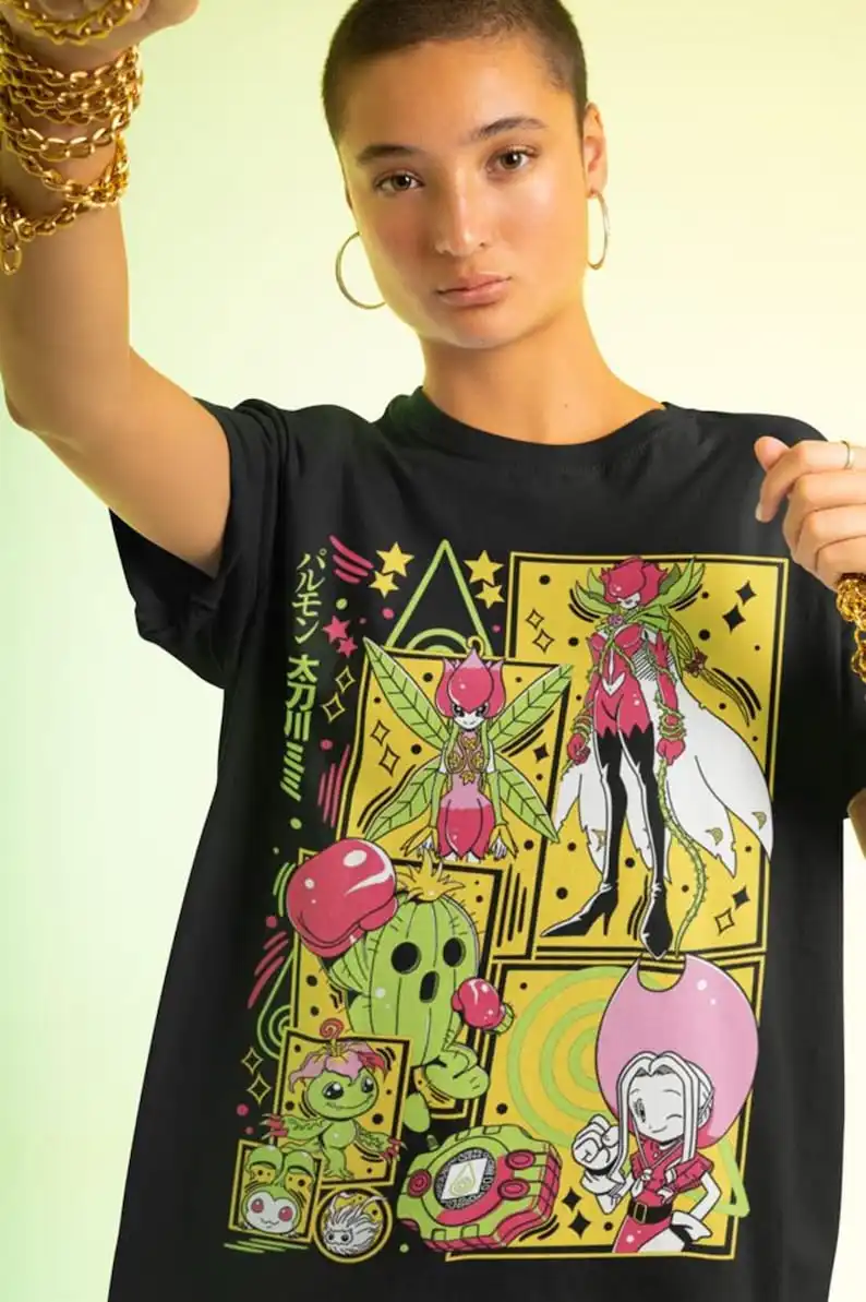 Футболка Gatomon с изображением кота Angewomon