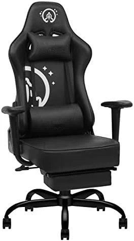 

POPTOP Gaming Chairs, Gaming Chair with Footrest Ergonomic High Back Gaming Chair for Adults Teens, Reclining Computer Chair wit