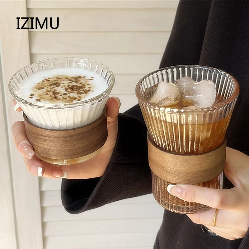 

Glass Coffee Mugs Milk Cup Glass Heat Resistant Drinking Glasses Breakfast Cup Water Glass Large Capacity Tumbler Water Bottle