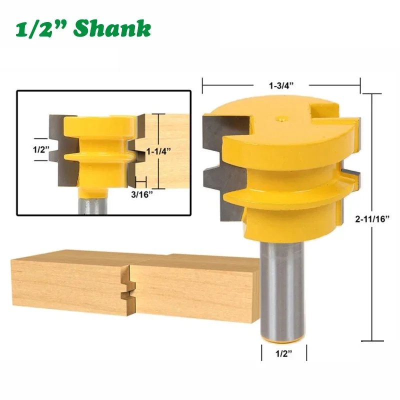 1 шт. 1/2 &quot12 7 мм фреза с хвостовиком резьба по дереву клей шарнир шиповая