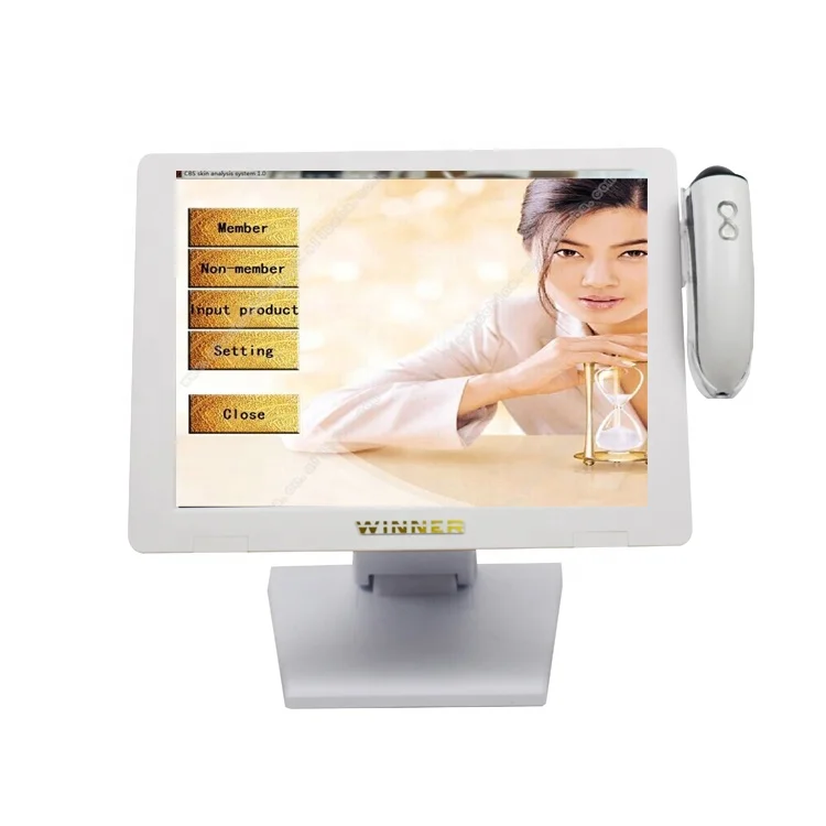 

2022 best selling UV touch screen 3d smart skin analyzer