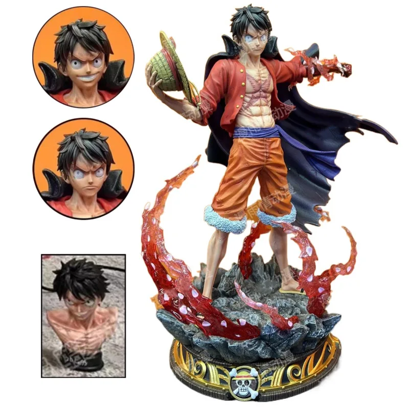 

Фигурка Луффи из ПВХ Monkey D Studio, 1/6, цельная фигурка GK, аниме модель статуи, коллекционная игрушка Figma, высота 40 см