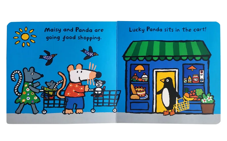 Maisy идет за покупками/дом/дошкольные/фермерские книги на бумаге 3-6 лет |