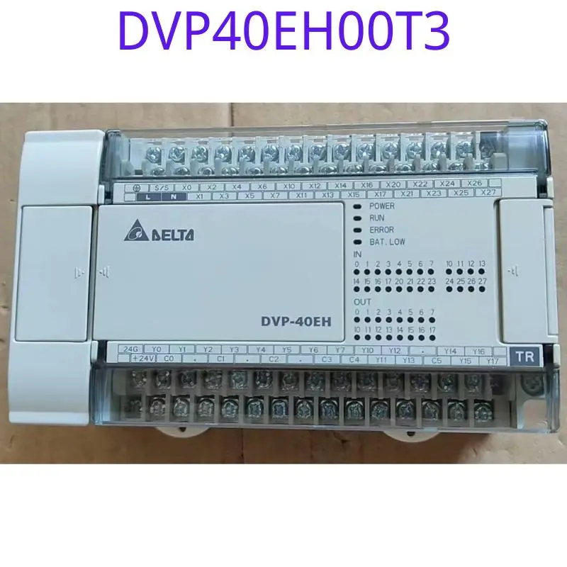 

Functional testing of second-hand PLC DVP40EH00T3 is intact