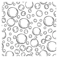 2022 new water droplets transparent clear silicone stampseal diy scrapbookingphoto album decorative clear stamp 1414cm