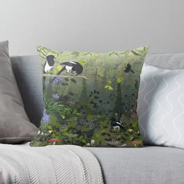 

Blackberry Feast Printing Throw Pillow Cover Cushion Square Decor Soft Fashion Bed Fashion Waist Car Throw Pillows not include