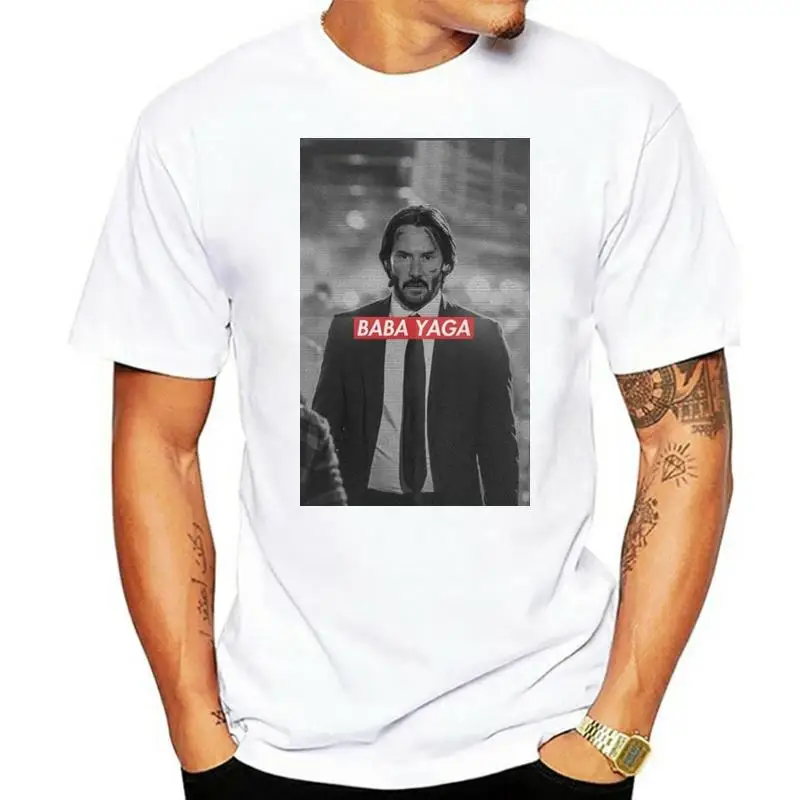

Baba YAGA John Wick Round Neck Best Selling Male Natural Cotton T-Shirt TOP TEE Print T Shirt Fashion Short Sleeve Plus Size