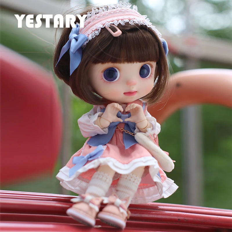 

YESTARY Presale 1/8 BJD Doll Toys Mini Fashion Doll Toys Original Body Make Up 3D Eyes Princess Baby DIY Girl Doll Toy For Girls