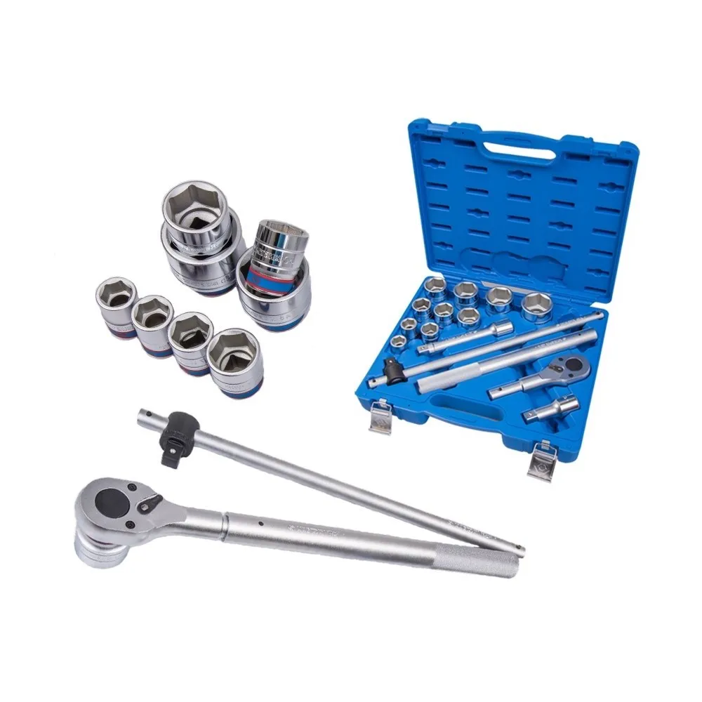 

KING TONY Guaranteed Quality 14 PCS 6PT 3/4 Inch Spanner Socket Set Hand Tool 6314MR12