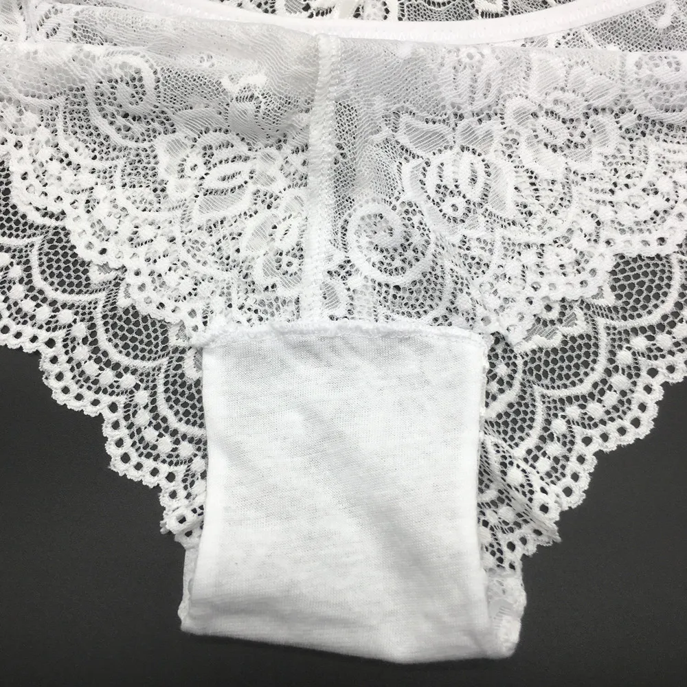 10 PCS/Pack Ladies Lace Briefs Women Panties Sexy Transparent Underwear Panty M-XXL Female Lingerie Culottes Femme Bragas Mujer |
