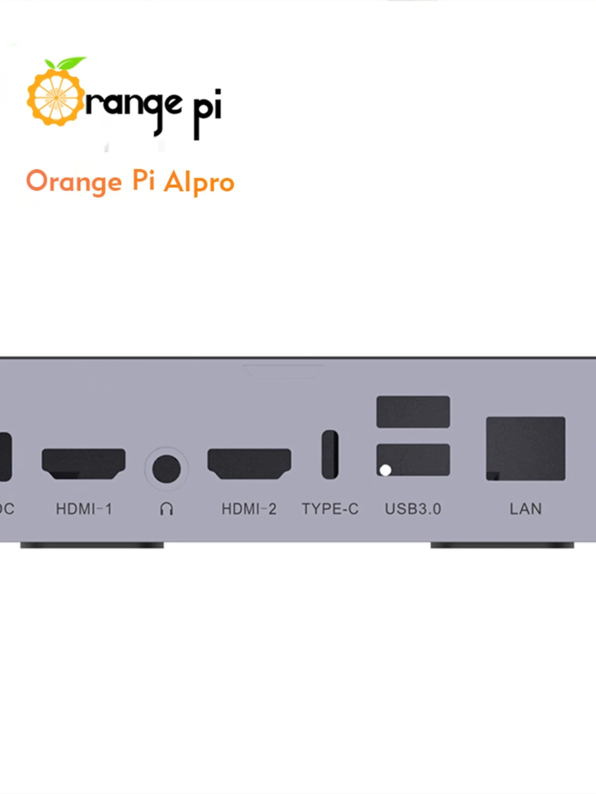 Макетная плата Orange Pi AIPro 8T специальный металлический корпус для отвода тепла
