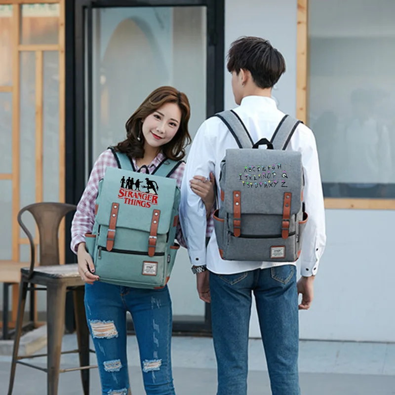 

Stranger Things Backpack Boys Girls School Bag Teenager Waterproof Laptop Bag Women Men Backpacks Casual Travel Rucksack Mochila