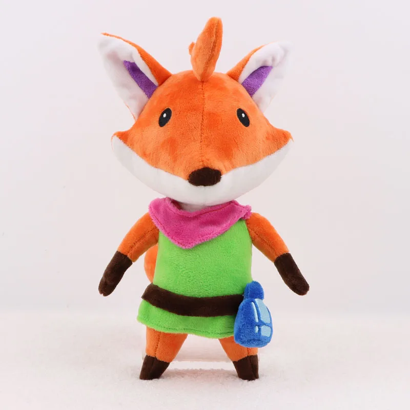 30CM TUNIC Fox Plush Toy Kawaii Fox Game Toy Cartoon Character Plush Doll Toy Soft Stuffed Animal Baby Kids Birthday Gift Toy