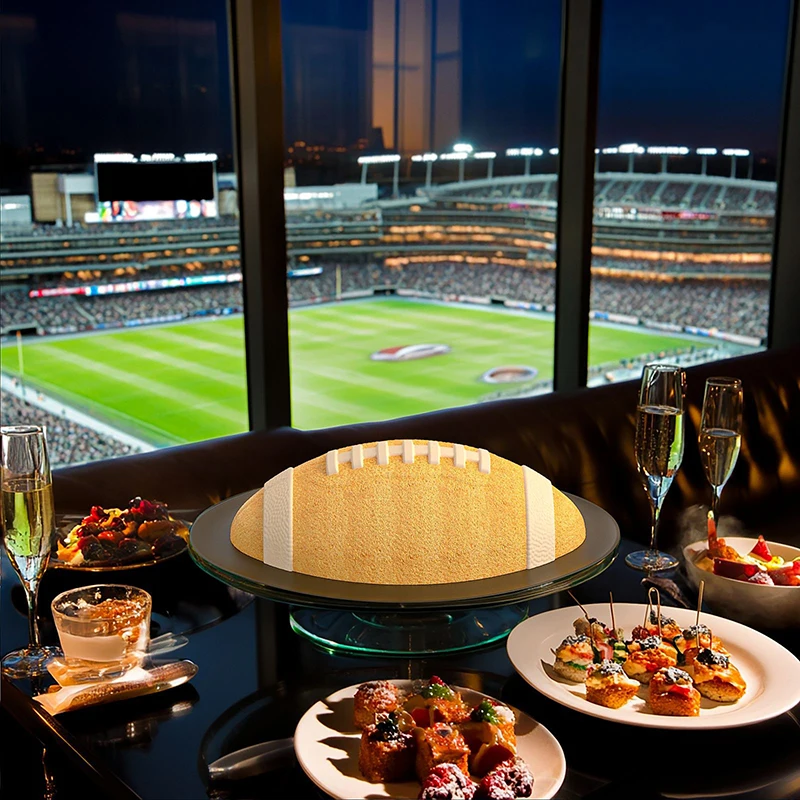 12-дюймовая силиконовая форма для торта в форме регби DIY 3D ломаная шоколада с