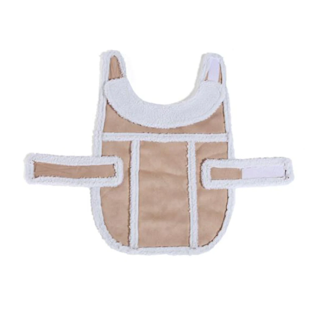 

Теплая зимняя одежда, милая мягкая ветрозащитная куртка для щенков, для холодной погоды