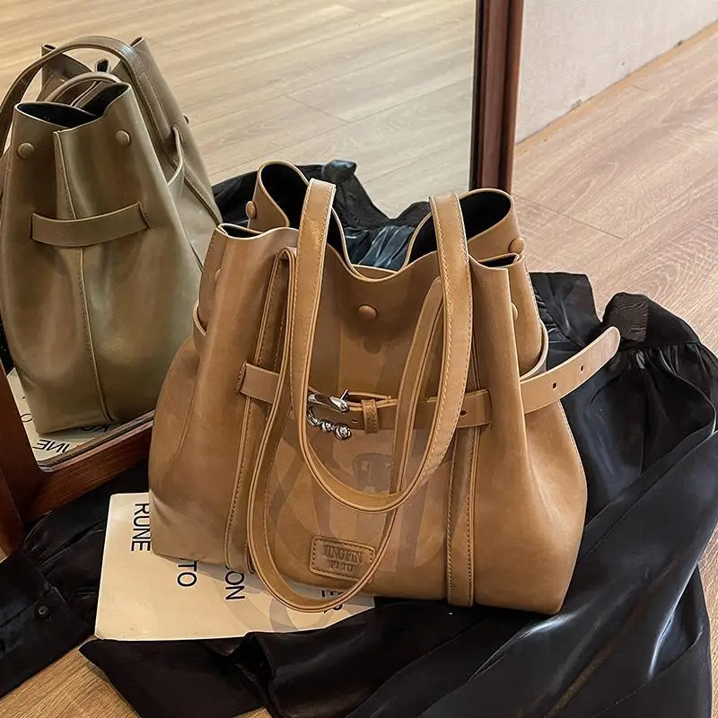 Европа США высококачественная ретро-большая сумка Poplene Femme женская новая модная