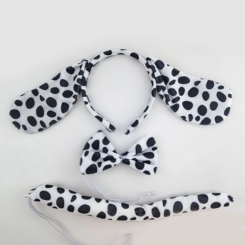 3 шт. костюмы для собак комплект собачьи уши повязка на голову галстук-бабочка