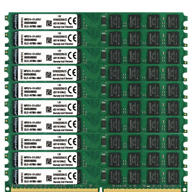 

Desktop RAM DDR2 1GB 2GB 2g PC2-6400 800MHz PC2-5300 667MHZ PC DIMM Memory RAM 240 pins For AMD intel for kingston