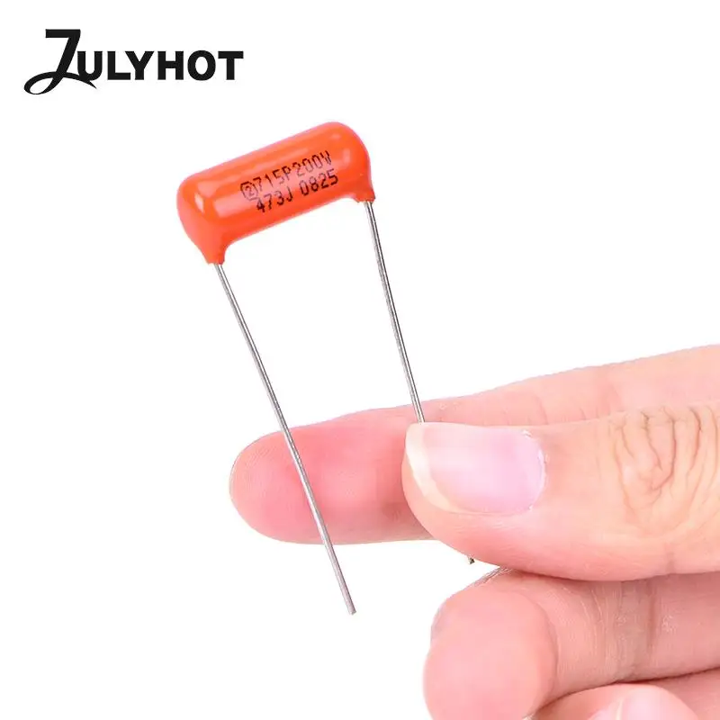 

Orange Electric Guitar Tone Capacitor Drop Guitar Bass Tone Capacitors Guitar Capacitors Bass Capacitors 0.047uf 200V For Guitar