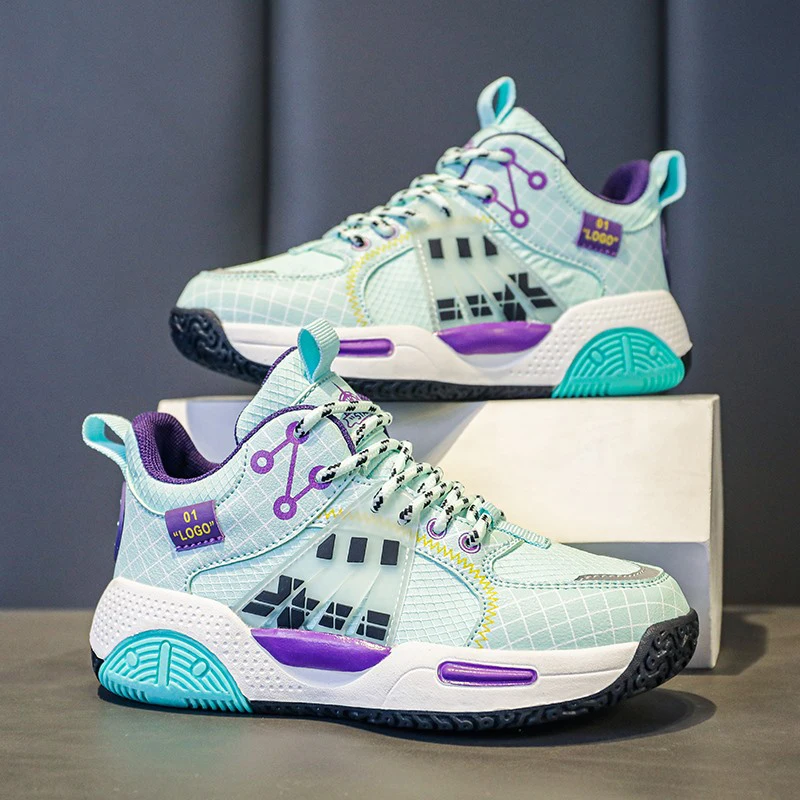 

Size 31-40 Kids Scarpe Thick Sole Soft Boys Girls Basketball Shoes Non-slip Children Sport Basket Enfant Sneakers Trainers