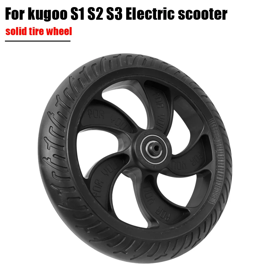 

Electric Scooter Solid Rear Wheel Back Tire w/Wheel Hub for Kugoo S1 S2 S3 200x200x50mm Scooter Replacement Rear Wheel