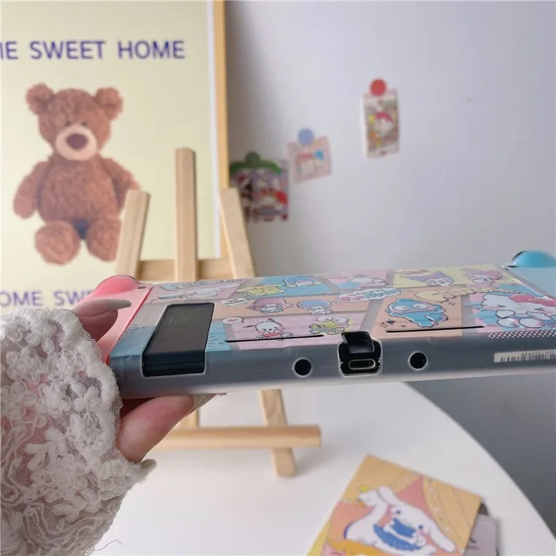 Оригинальный мультяшный чехол для Nintendo Switch Split NS Oled