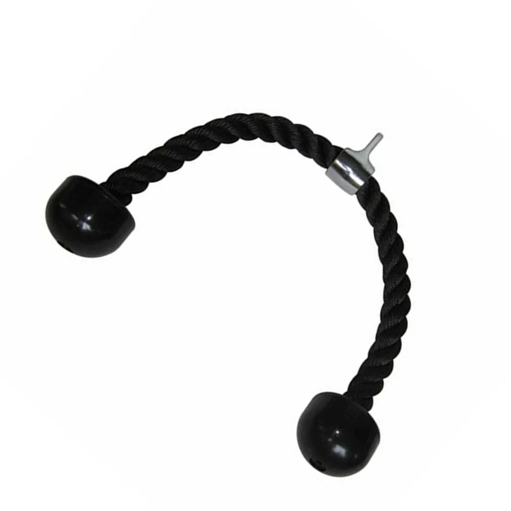 

Triceps Gym Cable Push up Pull Down Arm Rope Press Bar Cable Attachment for Workout Fitness Body Building Gym Equipment (Black)