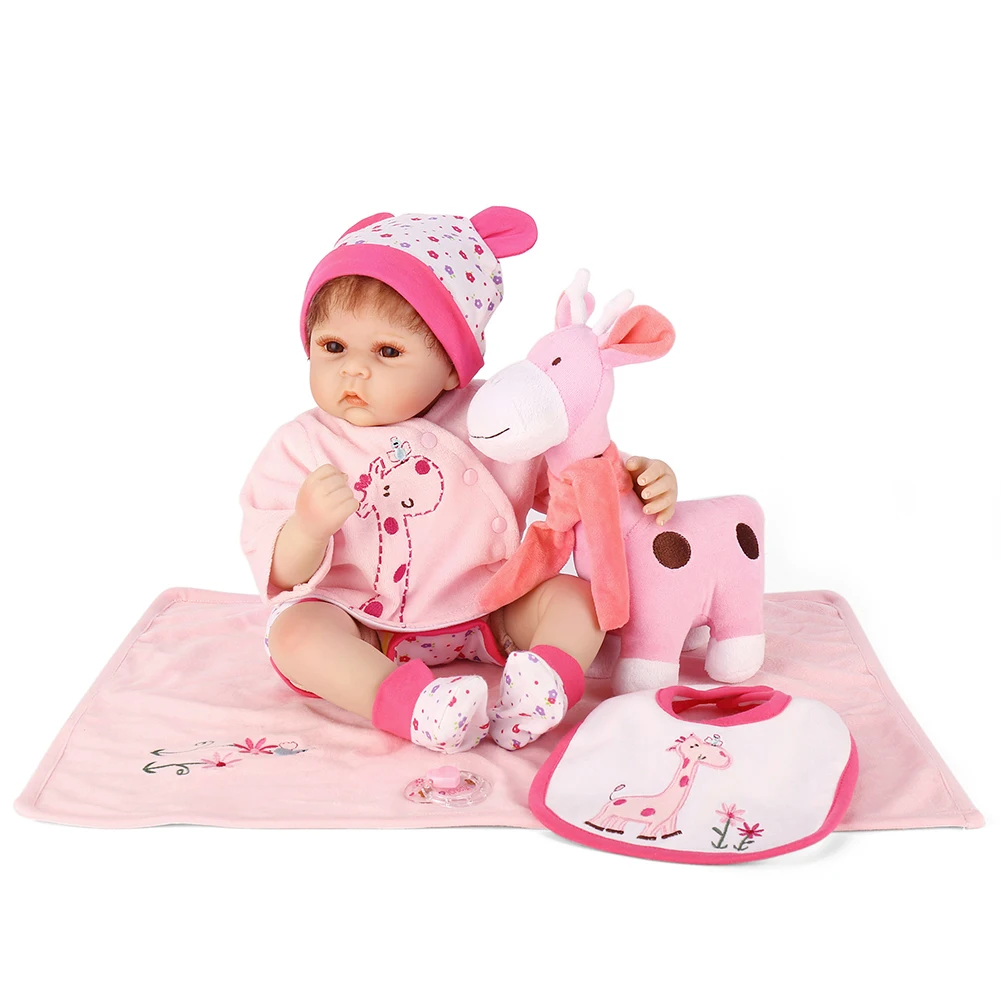 

Cute Realistic ​Lifelike Simulation Reborn Doll Soft Silicone Kids Doll Toy-227836