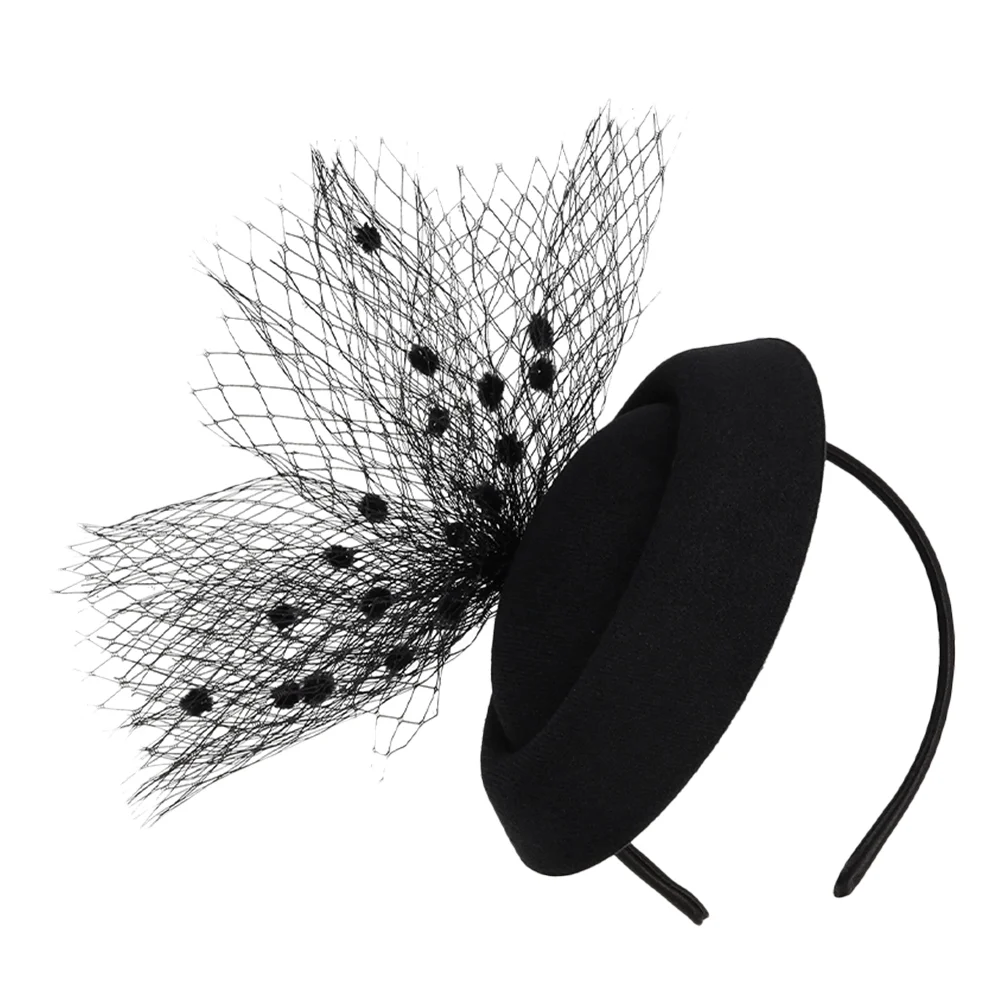 

Pillbox Hat Cocktail Tea Party Hats Women Fascinators 20s Fashion Headbands Veil Black Flapper Derby Bridal Mesh
