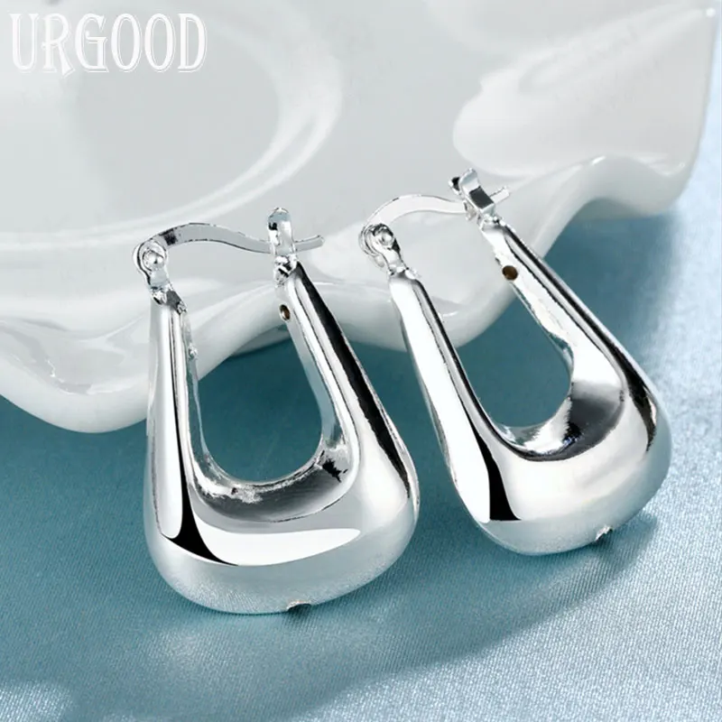 

925 Sterling Silver Charm Earrings For Women Engagement Wedding Party Gifts Fashion Jewelry