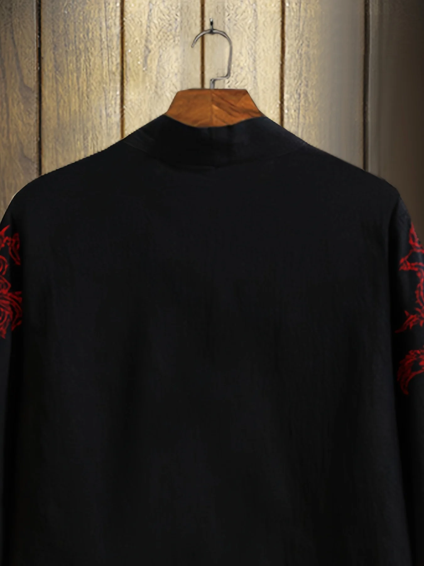 Халат дао мужской в ретро-стиле простой Плетеный халат виде перьев пальто