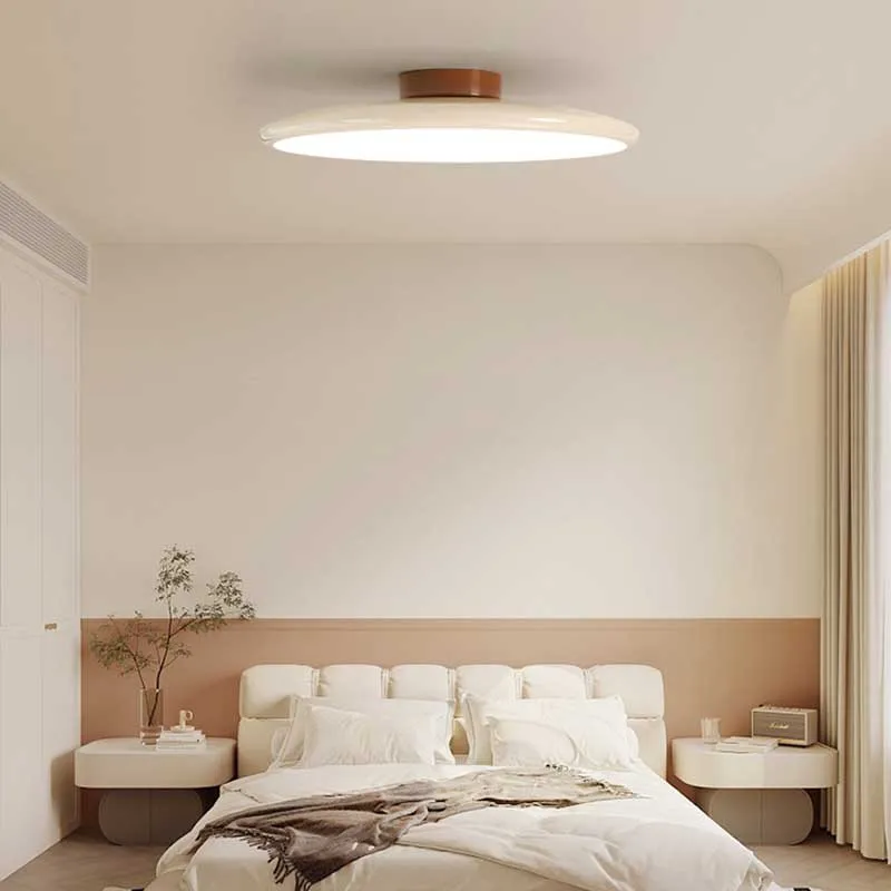 

Spectrum Cream Ceiling Light Simple Bedroom LED Light Retro Aisle Lamps Antique Children's Room Zyrandole Sufitowe Decorations