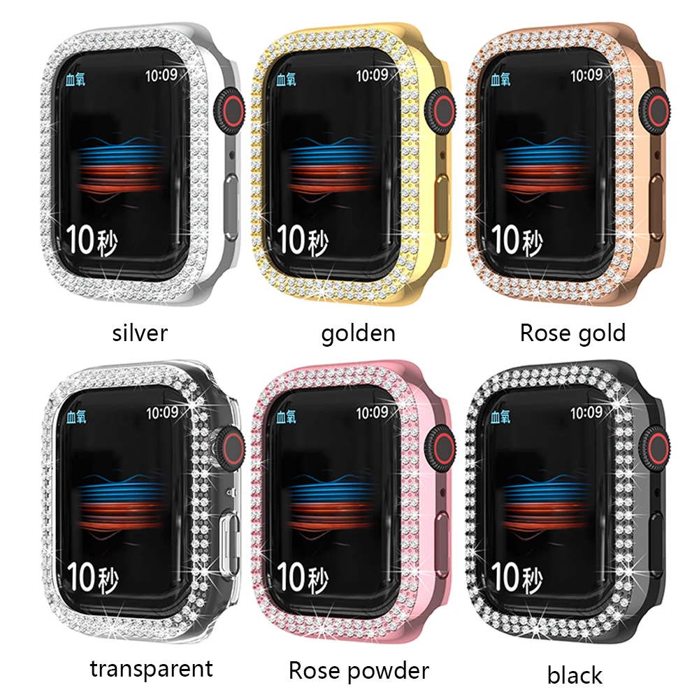 

Bling Case For Apple Watch 49mm 42mm 41mm 45mm 44mm 40mm 38mm Accessories Bumper Protector Cover For iWatch Series 87654321 SE