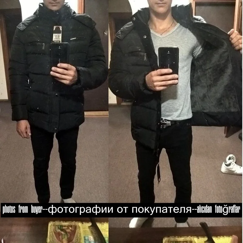 Рисунок 6 - Новая брендовая зимняя теплая куртка для мужчин