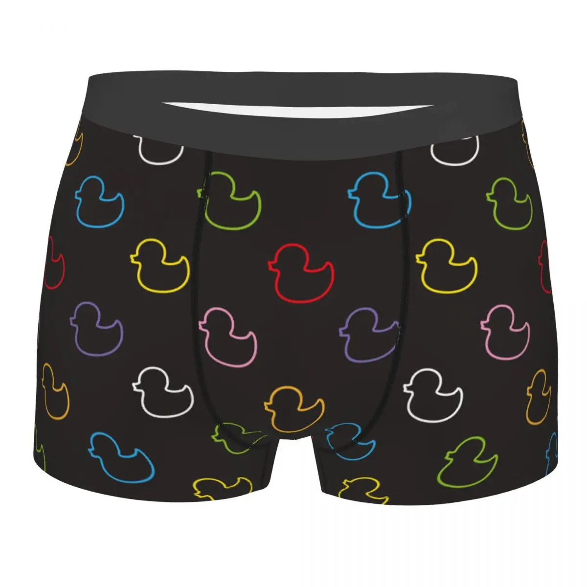 

Duck Men's Underwear Animal Boxer Briefs Shorts Panties Novelty Breathable Underpants for Homme Plus Size