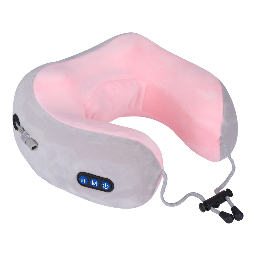

U-Shaped Massage Electric Pillow Multi-Function Shoulder and Cervical Vertebra Relieve Fatigue Outdoor Portable Car Health Care