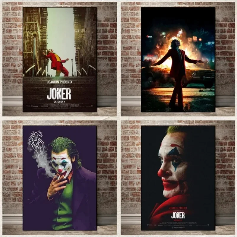 Современный Мистический Джокер Фильм Звезда Настенное Искусство Печать На