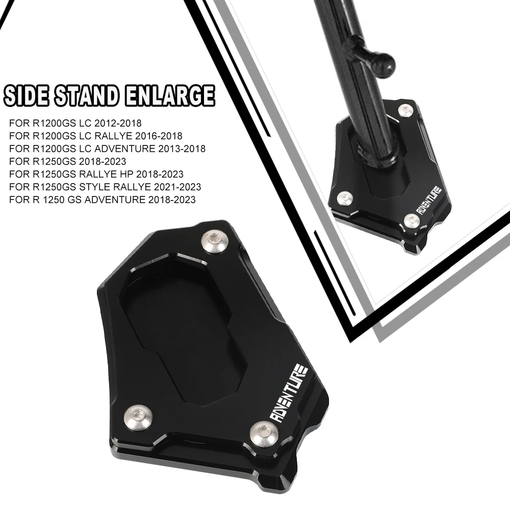 

ADVENTURE Motorcycle Kickstand For BMW R 1200 GS LC R1200GS ADV R1250GS Adventure 2013-2023 CNC Side Stand Enlarge extension