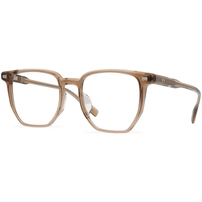 

Designer Brand Literary Vintage Acetate Glasses Hand-made Wide Cosy Myopia Eyeglasses Frame Prescription