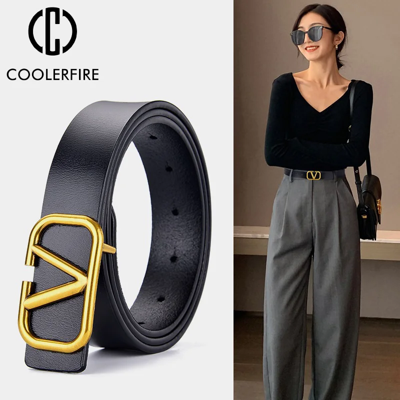 

Women Belt Genuine Leather Designer Belts Women High Quality Fashion Casual Strap Luxury Designer Belt Jeans Waistband LB2233